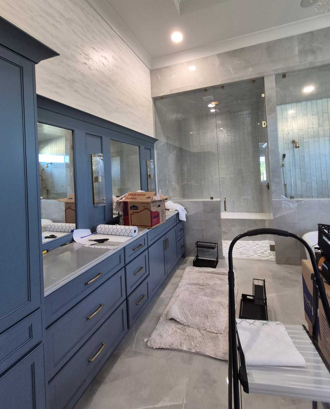Master Bathroom of Beach House Painted by Home Fixers of Myrtle Beach
