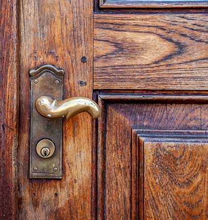 door needs refinishing